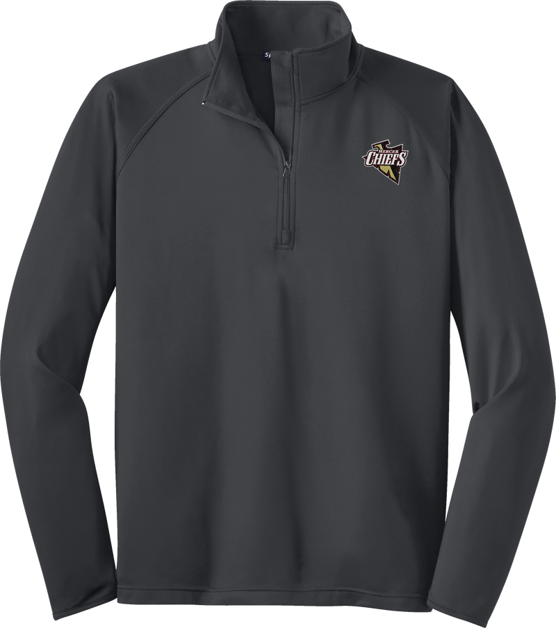 Mercer Chiefs Sport-Wick Stretch 1/4-Zip Pullover