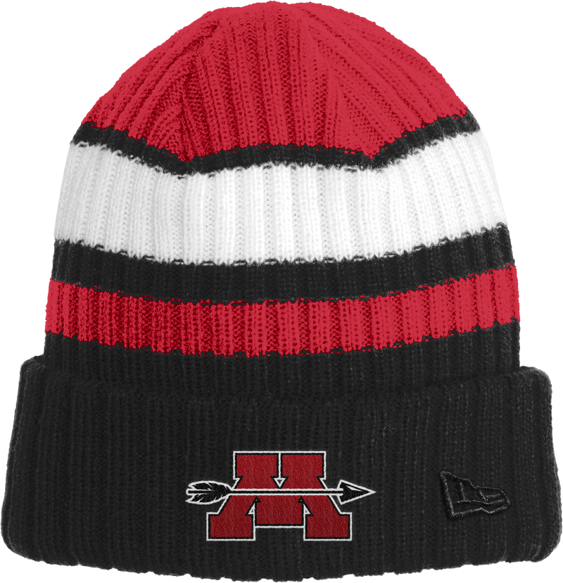 Mercer Arrows New Era Ribbed Tailgate Beanie