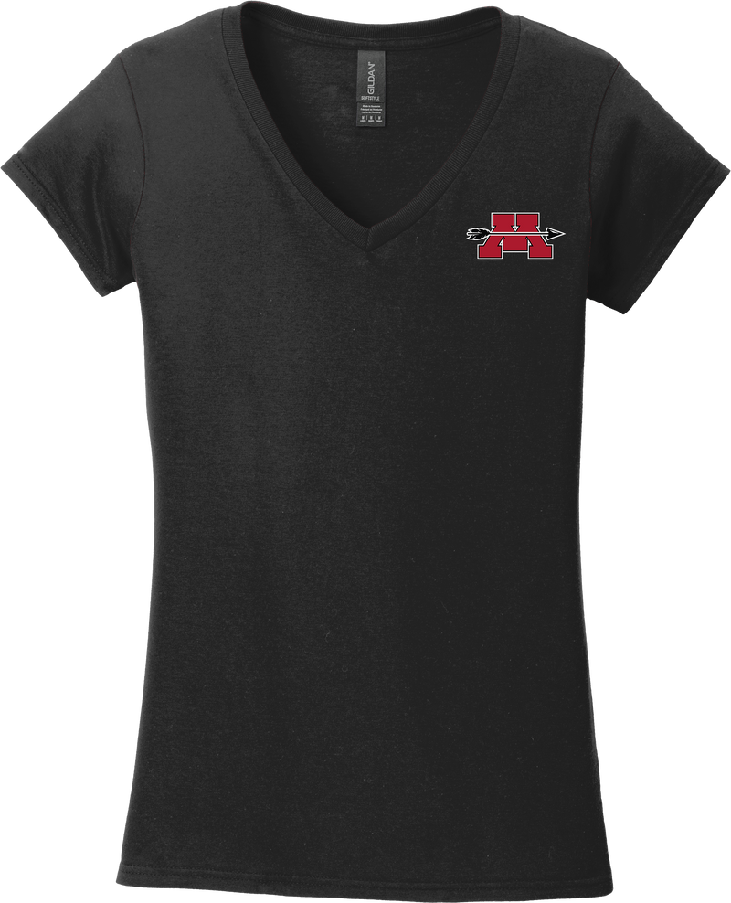 Mercer Arrows Softstyle Ladies Fit V-Neck T-Shirt