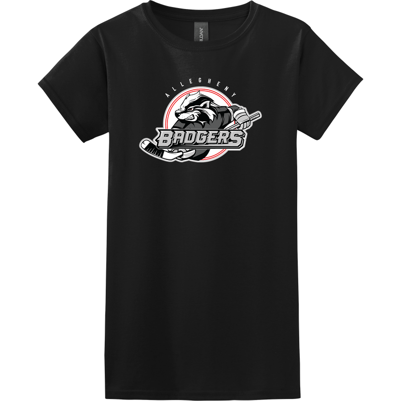 Allegheny Badgers Softstyle Ladies' T-Shirt