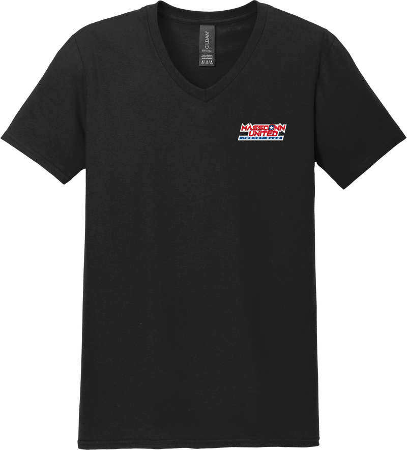 Mass Conn United Softstyle V-Neck T-Shirt