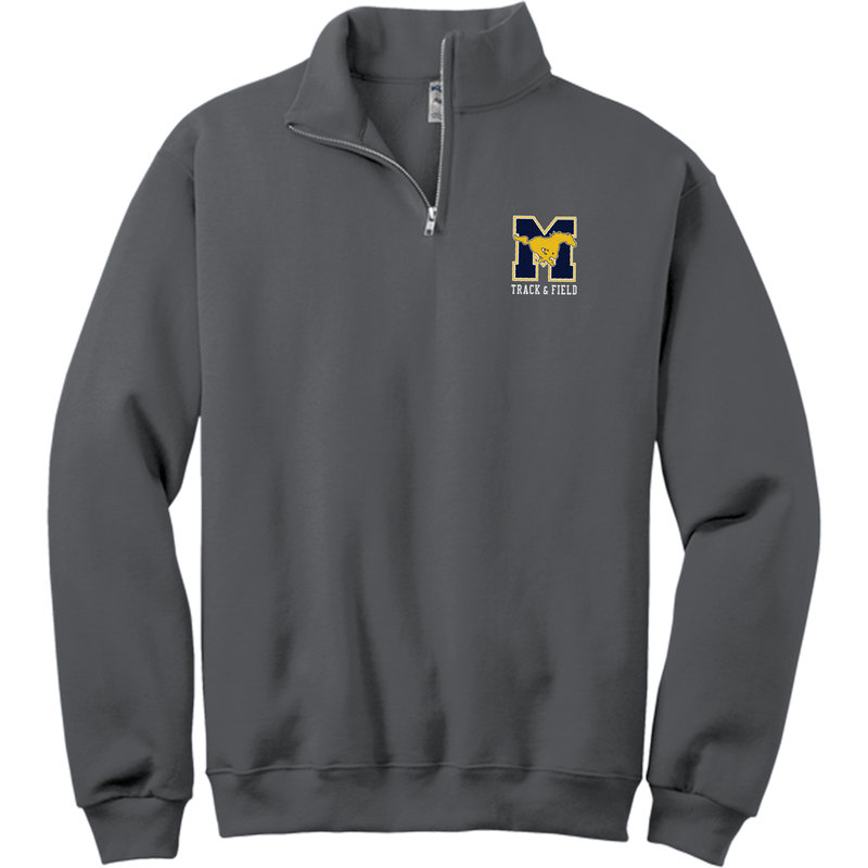 Marlboro Track and Field NuBlend 1/4-Zip Cadet Collar Sweatshirt