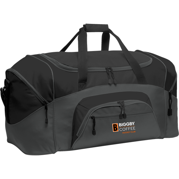 Biggby Coffee Hockey Club Standard Colorblock Sport Duffel