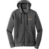 Dupage Black Bears New Era Tri-Blend Fleece Full-Zip Hoodie