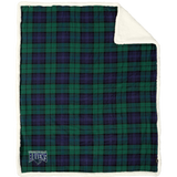 Kensington Valley Ravens Flannel Sherpa Blanket