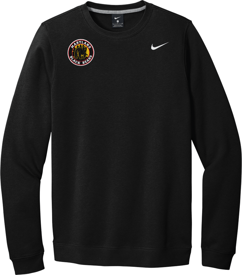 Maryland Black Bears Nike Club Fleece Crew