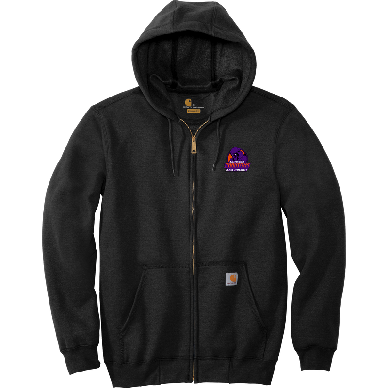 Chicago Phantoms Carhartt Midweight Hooded Zip-Front Sweatshirt