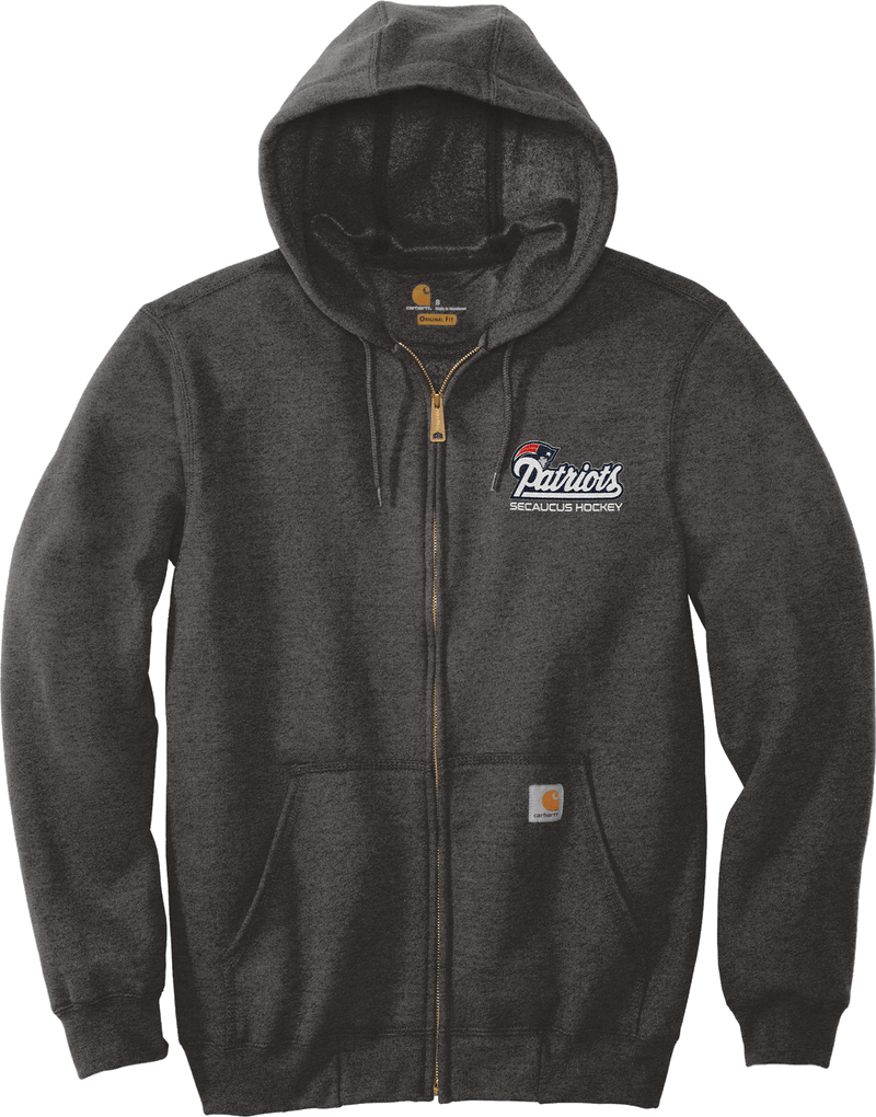 Secaucus Patriots Carhartt Midweight Hooded Zip-Front Sweatshirt