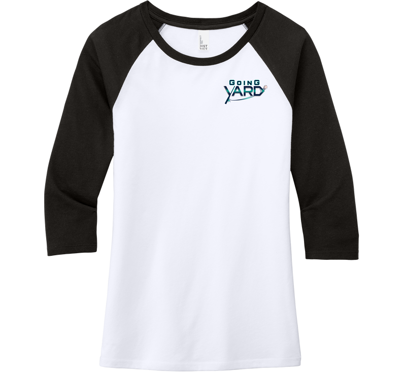 Going Yard Women’s Perfect Tri 3/4-Sleeve Raglan