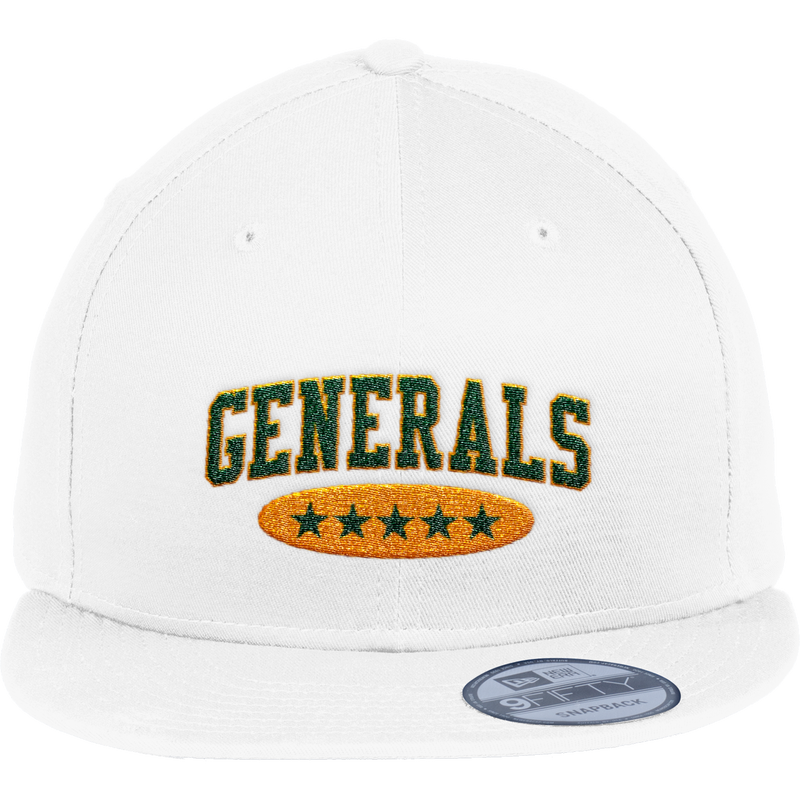 Red Bank Generals New Era Flat Bill Snapback Cap