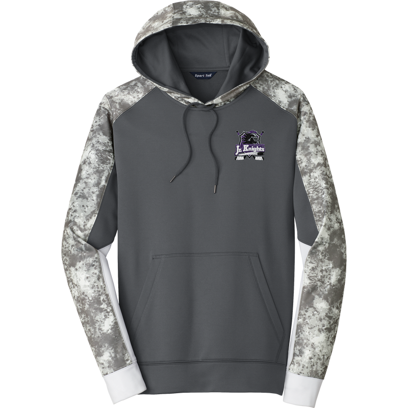 Old Bridge Jr. Knights Sport-Wick Mineral Freeze Fleece Colorblock Hooded Pullover