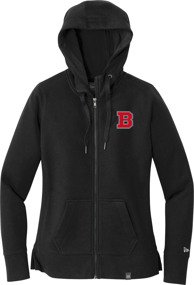 CT Bobcats New Era Ladies French Terry Full-Zip Hoodie