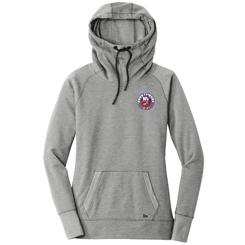 PAL Jr. Islanders New Era Ladies Tri-Blend Fleece Pullover Hoodie