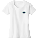 North Park Hockey Ladies PosiCharge Tri-Blend Wicking Scoop Neck Raglan Tee