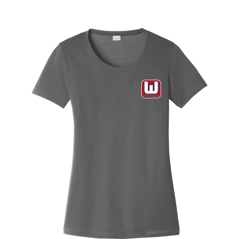 CT Whalers Tier 1 Ladies PosiCharge Competitor Cotton Touch Scoop Neck Tee