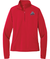 Hartford Jr. Wolfpack Ladies Sport-Wick Stretch 1/4 Zip Pullover