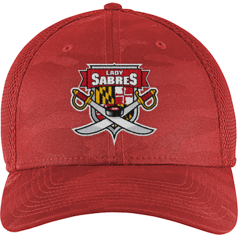 SOMD Lady Sabres New Era Tonal Camo Stretch Tech Mesh Cap