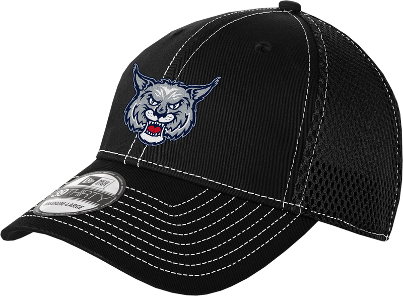 CT Bobcats New Era Stretch Mesh Contrast Stitch Cap