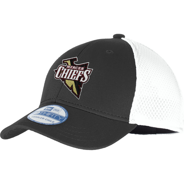 Mercer Chiefs New Era Youth Stretch Mesh Cap