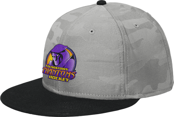 Youngstown Phantoms New Era Camo Flat Bill Snapback Cap