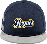 Royals Hockey Club New Era Shadow Heather Striped Flat Bill Snapback Cap