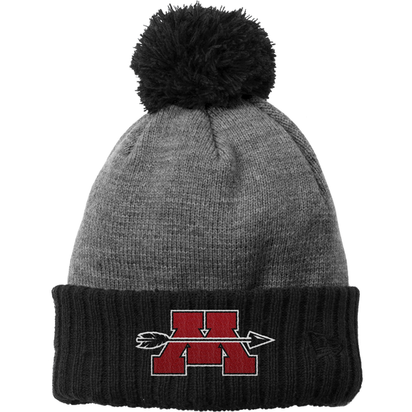 Mercer Arrows New Era Colorblock Cuffed Beanie