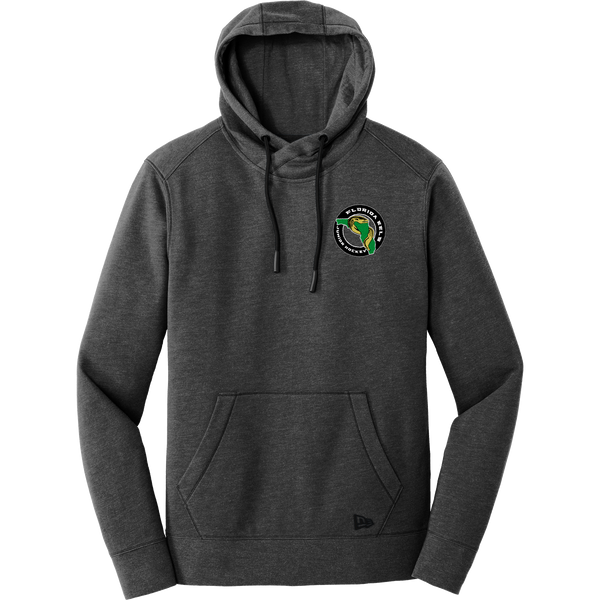 Florida Eels New Era Tri-Blend Fleece Pullover Hoodie