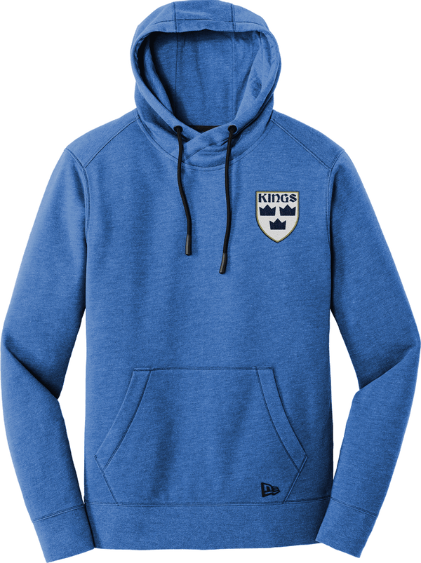 North Jersey Kings New Era Tri-Blend Fleece Pullover Hoodie