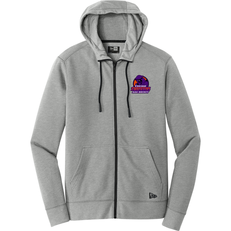 Chicago Phantoms New Era Tri-Blend Fleece Full-Zip Hoodie