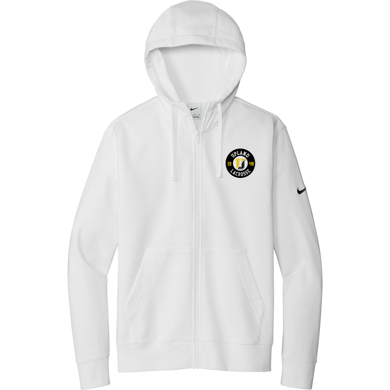 Upland Lacrosse Nike Club Fleece Sleeve Swoosh Full-Zip Hoodie