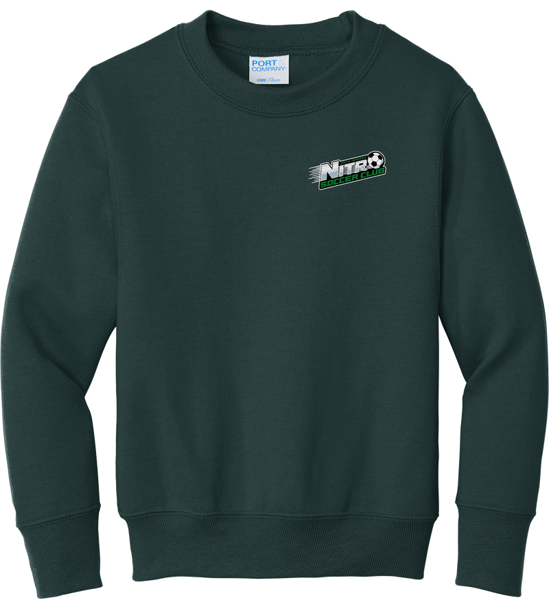 Nitro Soccer Youth Core Fleece Crewneck Sweatshirt