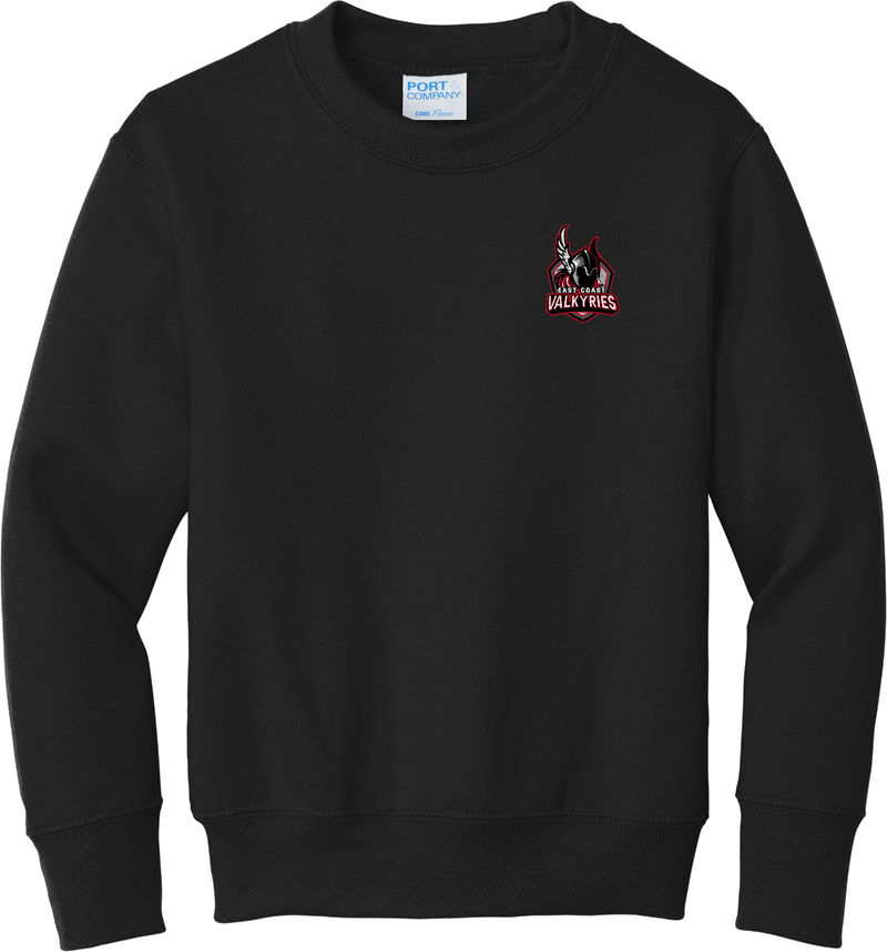 NJ Valkyries Youth Core Fleece Crewneck Sweatshirt