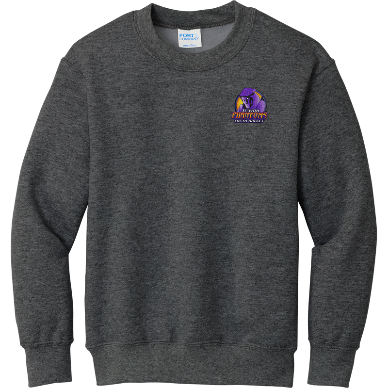 Jr. Phantoms Youth Core Fleece Crewneck Sweatshirt