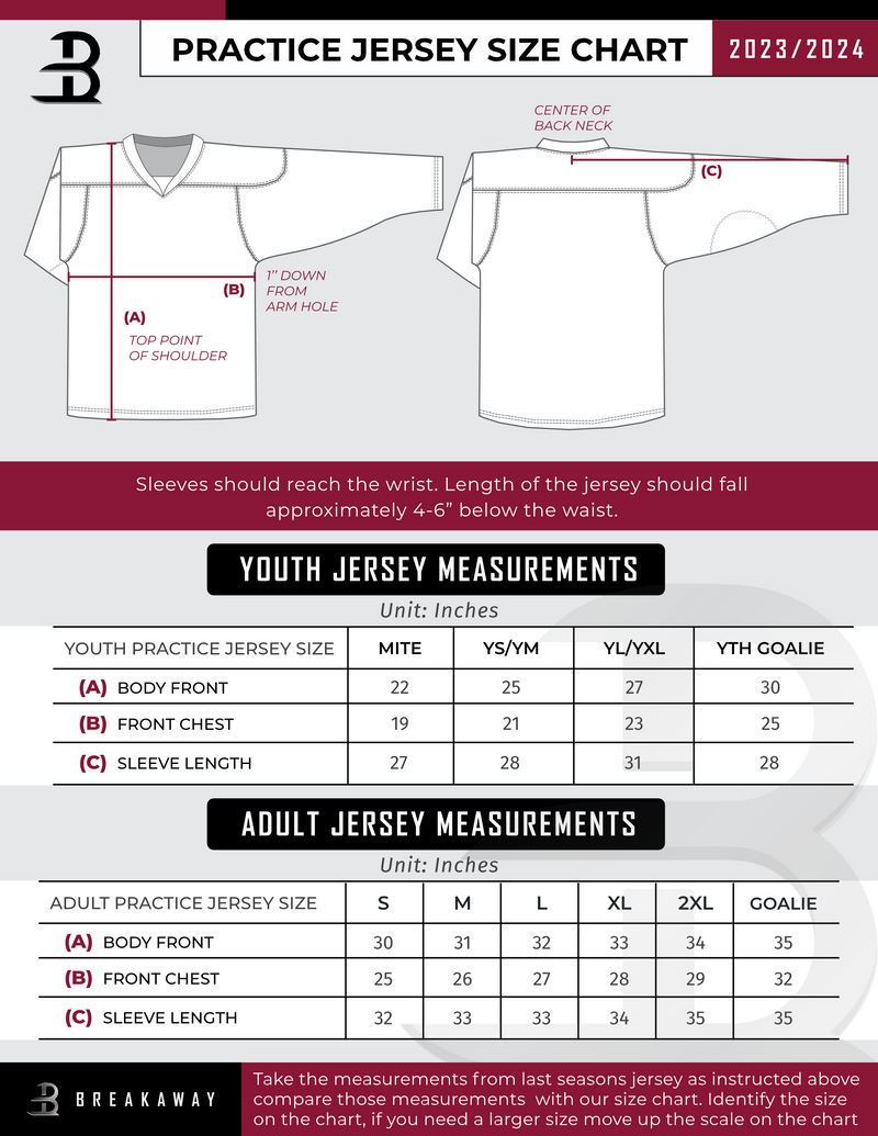 NJ Titans 2011 Youth Goalie Reversible Practice Jersey