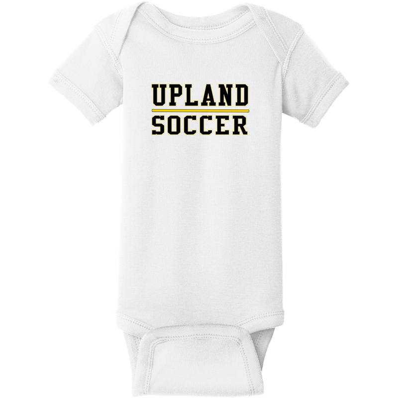 Upland Soccer Infant Short Sleeve Baby Rib Bodysuit