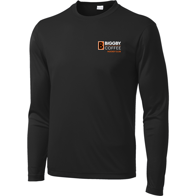 Biggby Coffee Hockey Club Long Sleeve PosiCharge Competitor Tee