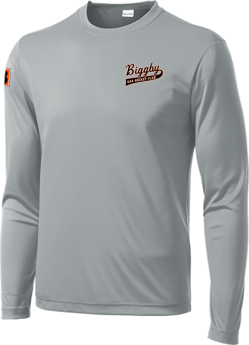 Biggby Coffee AAA Long Sleeve PosiCharge Competitor Tee