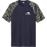 Mid-State Mustangs Drift Camo Colorblock Tee