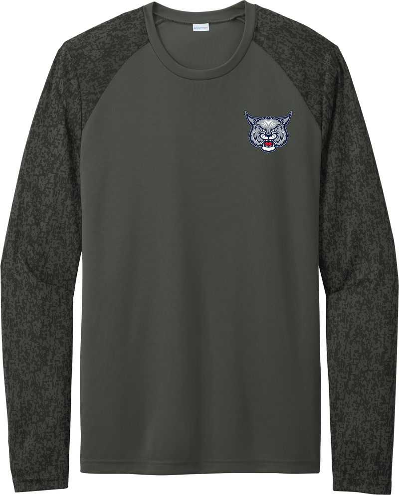 CT Bobcats Long Sleeve Digi Camo Tee