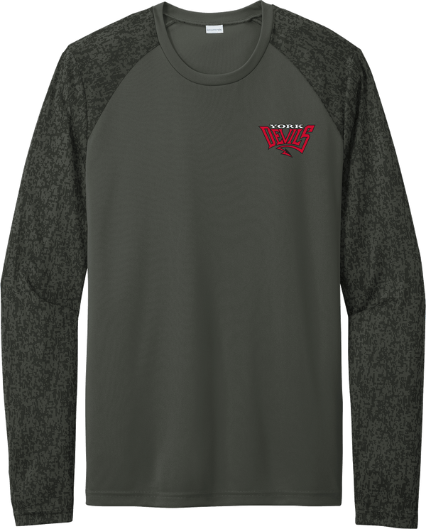 York Devils Long Sleeve Digi Camo Tee