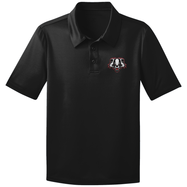 Scary Badgers Youth Silk Touch Performance Polo