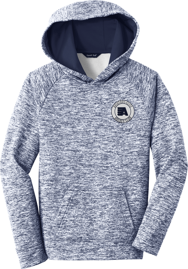 Aspen Aviators Youth PosiCharge Electric Heather Fleece Hooded Pullover