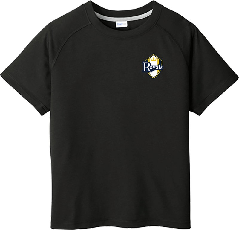 Royals Hockey Club Youth PosiCharge  Tri-Blend Wicking Raglan Tee