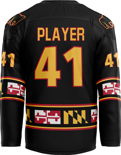 MD Jr Black Bears Adult Player Sublimated Jersey